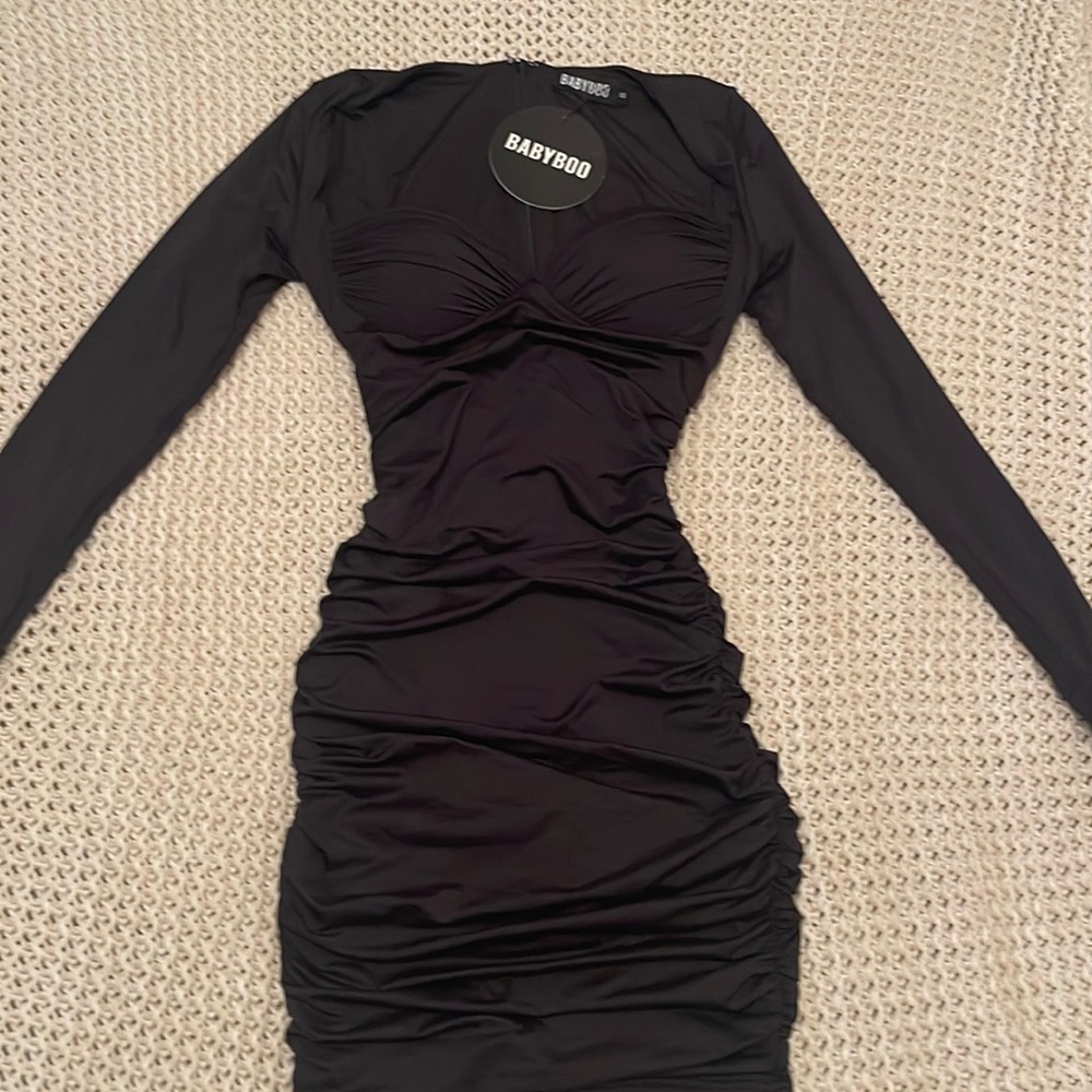 Mini black dress